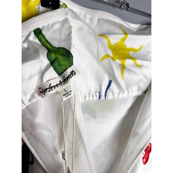 NWT For Love and Lemons Carla Maxi Dress‎ Size Large Ciao Strapless - Picture 6 of 7